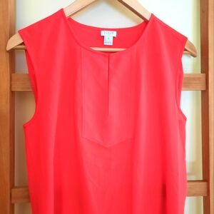 J Crew sleeveless blouse
